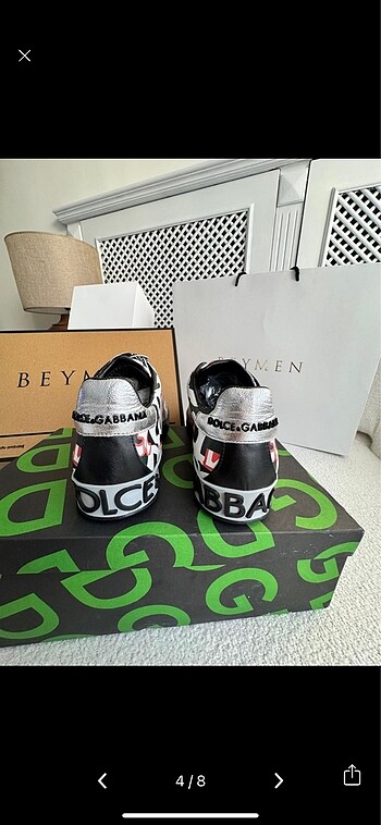 38 Beden siyah Renk Dolce & gabbaba sneakers