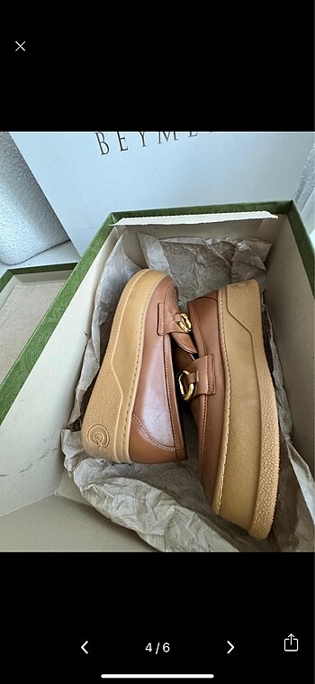 37 Beden camel Renk Gucci loafer