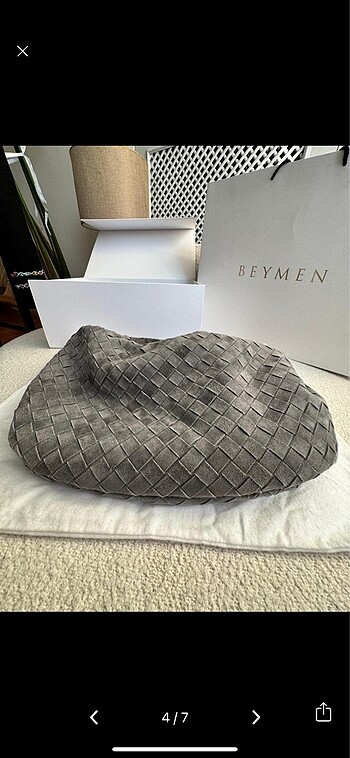 Beden gri Renk Bottega Veneta Jodie medium
