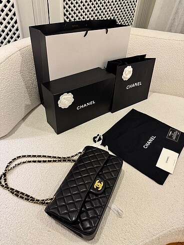 Beden siyah Renk Chanel 11.12 flap bag