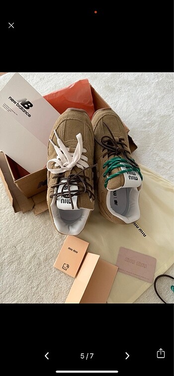 38 Beden New balance & Miu miu sneakers