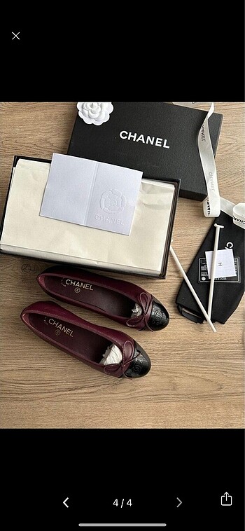 39 Beden bordo Renk Chanel babet