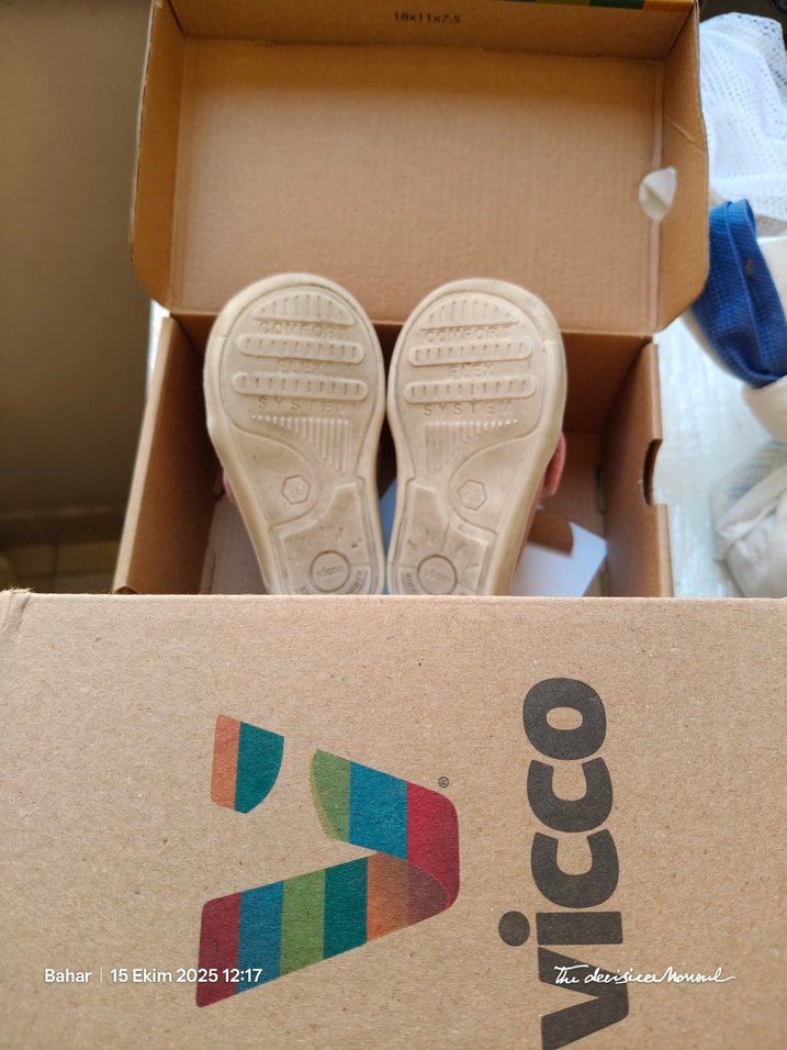 Vicco Pembe İlk Adım Ayakkabısı Velcro - Görsel 2