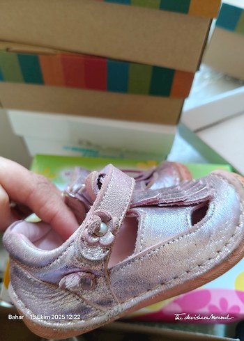 Pembe Kız Bebek Tokalı İlk Adım Ayakkabısı - Görsel 3