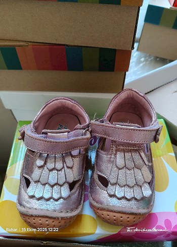 Pembe Kız Bebek Tokalı İlk Adım Ayakkabısı - Görsel 2