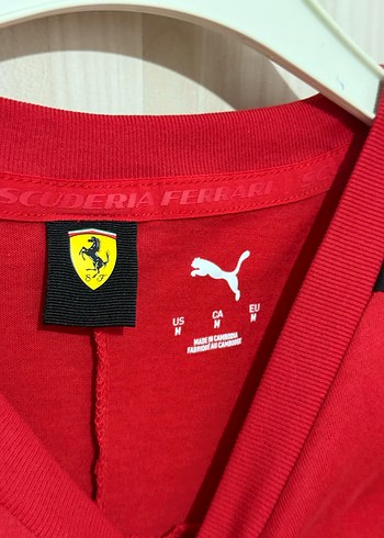 Puma Ferrari Tişört Orjinal Kırmızı - Görsel 3
