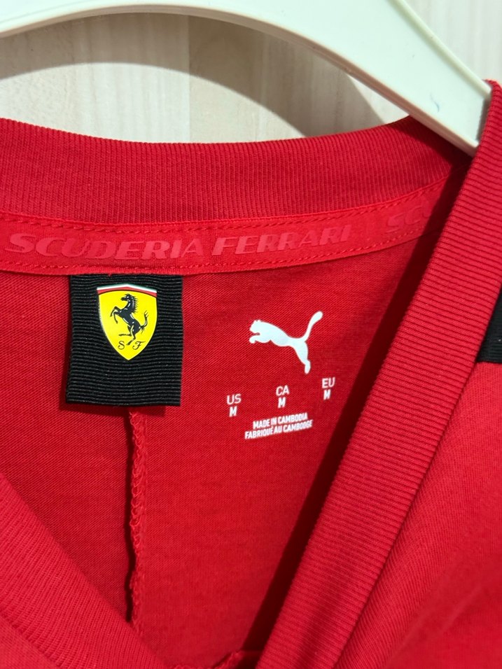Puma Ferrari Tişört Orjinal Kırmızı - Görsel 3