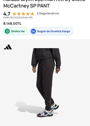 Adidas Stella Mccartney Orjinal Esofman Alti