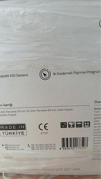 Karaca karaca quick & safe 4-6 lt düdüklü set