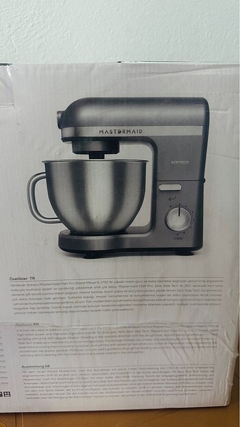 Karaca Chef Pro 1750W 5 LT GALAXY GRAY