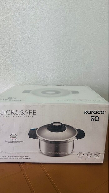 Karaca Quıck safe 7 LT düdüklü