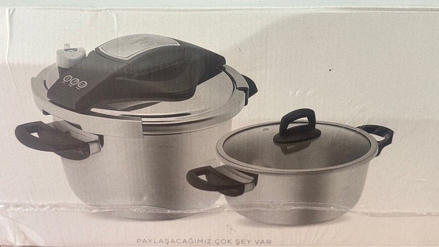 Karaca karaca perfect gray 4-6 LT Düdüklü set