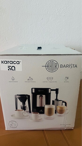 Karaca Barista Steel Çelik Çezveli Rosegold kahve Makinesi