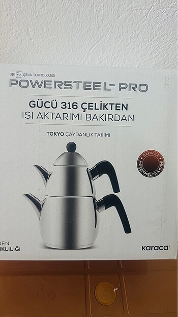 Karaca Tokyo Çaydanlık 316 Çelik Orta boy