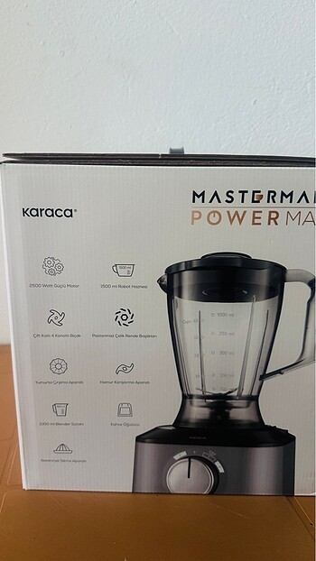 karaca mutfak robotu powermax 11 ın 1 Cool Gray