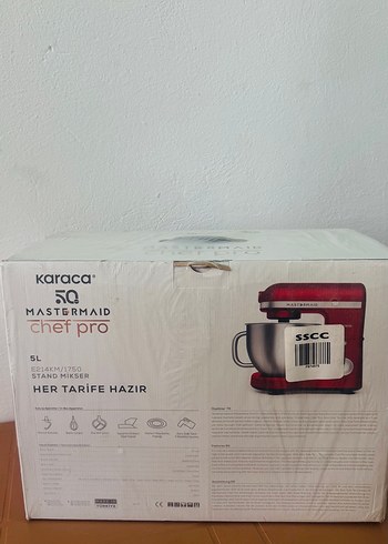 Karaca Mastermaid Chef Pro 5L Stand Mikser1750W
