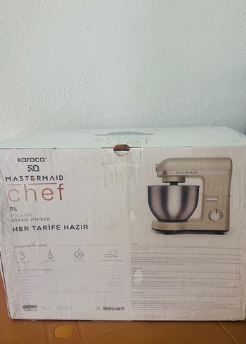  Beden Mastermaid Bej Stand Mikser 5 LT 1500W