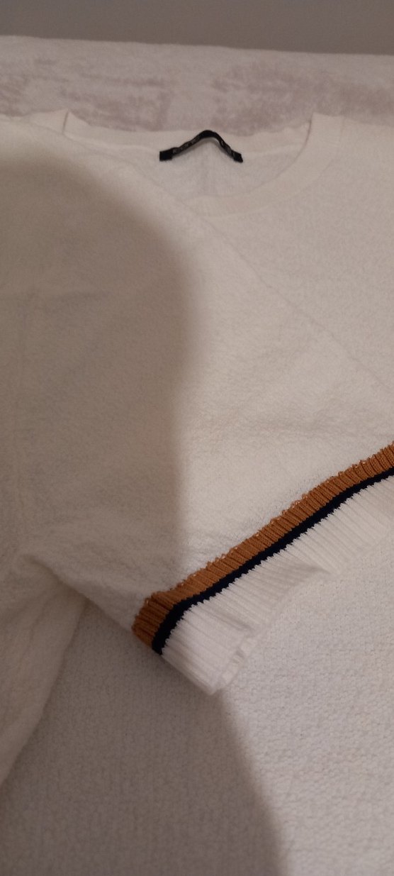 Erkek Beyaz Kısa Kollu Tişört - Görsel 2