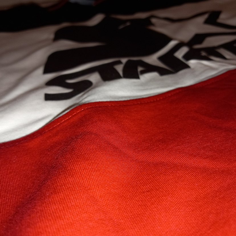 Starter Logolu Kırmızı Siyah Uzun Kollu Tişört - Görsel 4