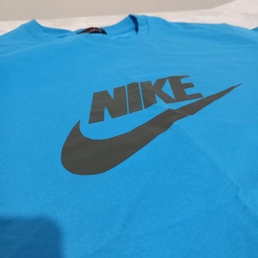 Mavi Nike Erkek Kısa Kollu Tişört - Görsel 2