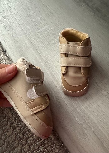 Bej Erkek Bebek İlk Adım Ayakkabısı - Görsel 2