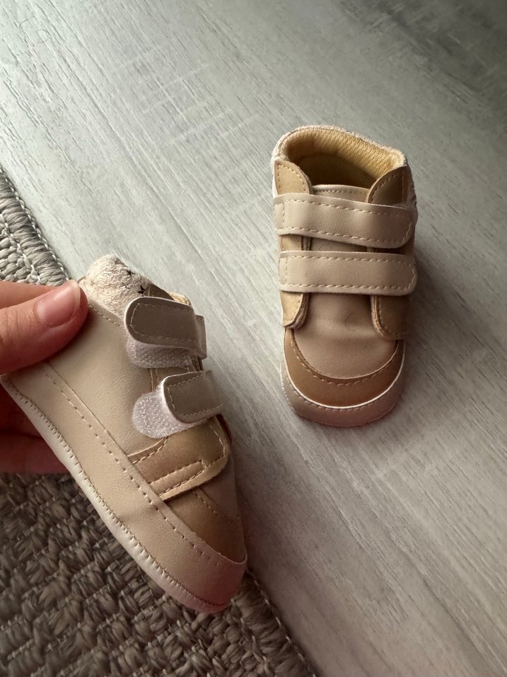 Bej Erkek Bebek İlk Adım Ayakkabısı - Görsel 2
