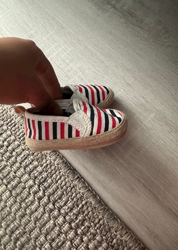 Renkli Çizgili Erkek Bebek İlk Adım Ayakkabısı - Görsel 2