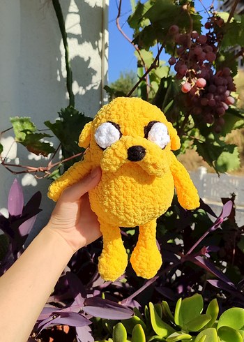 Adventure Time Jake örgü peluş - Görsel 2