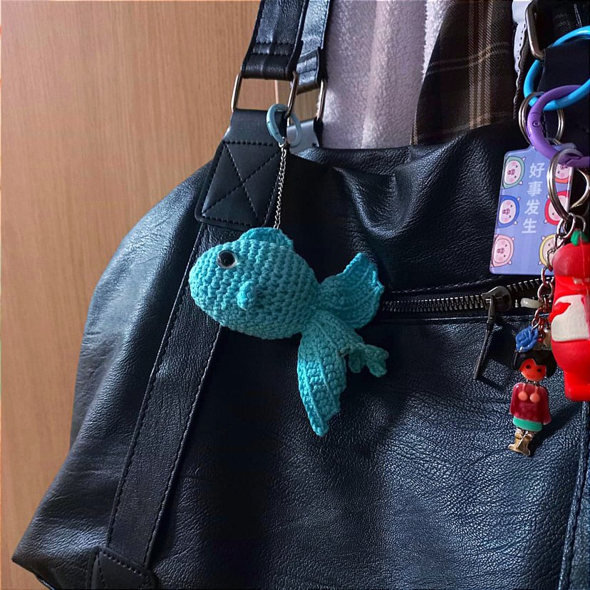 Örgü Balık Anahtarlık - Görsel 5