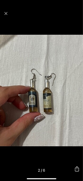 American Vintage vintage şişe küpe