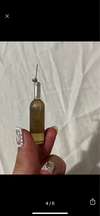  Beden camel Renk vintage şişe küpe