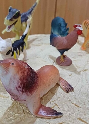 Oyuncak Hayvanlar 8 adet kaliteli sert plastik