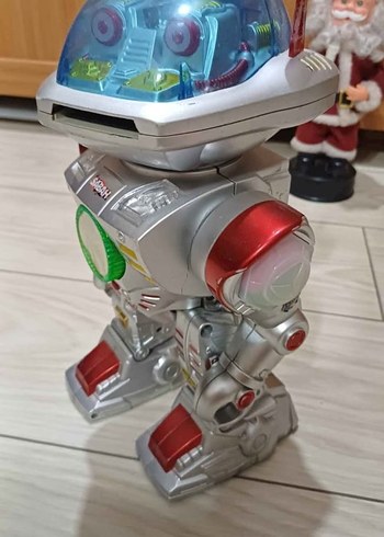 Renkli sesli ışıklı hareketli konuşan dans eden robot - Görsel 6