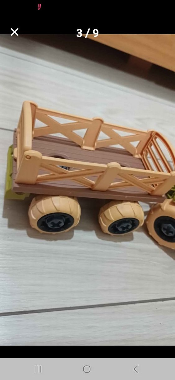 Khaki ve Gri Oyuncak Traktör - Görsel 5