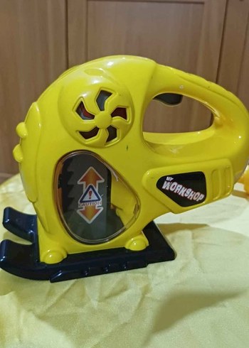 Sarı Renkli Eğitici Oyuncak Matkap ve Testere - Görsel 4