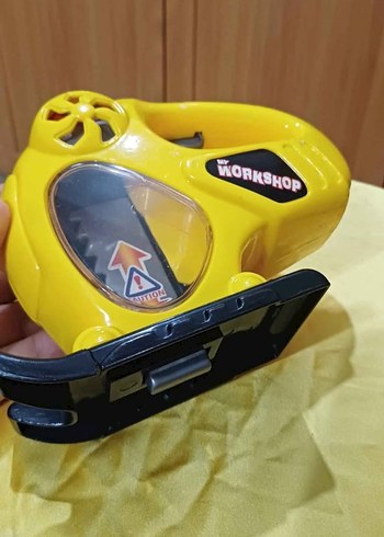 Sarı Renkli Eğitici Oyuncak Matkap ve Testere - Görsel 3