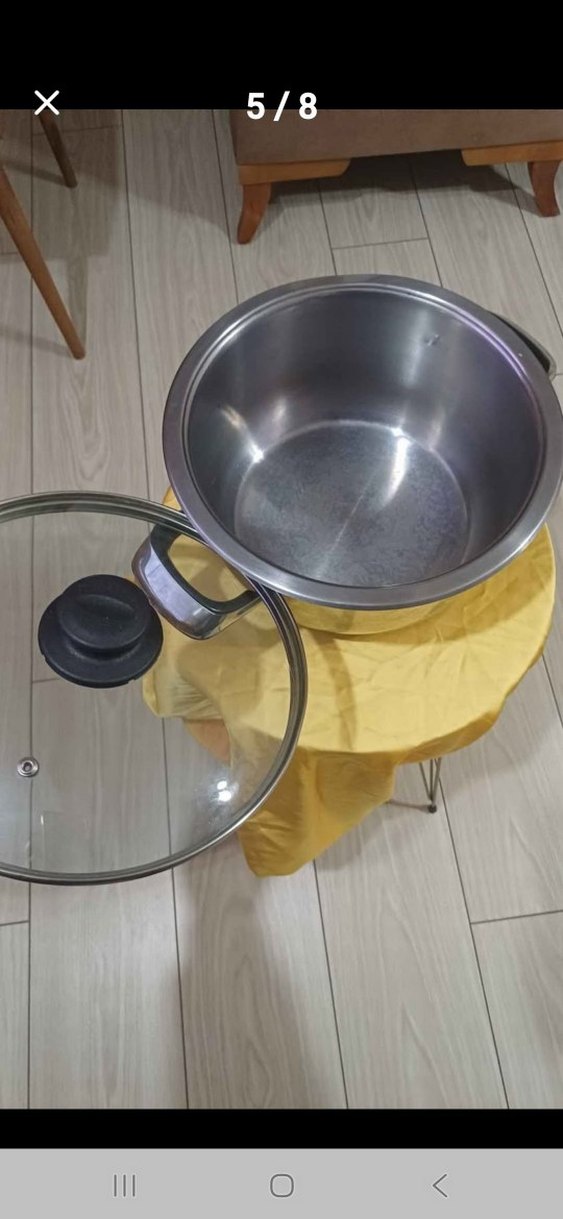 krom çelik tencere - Görsel 4