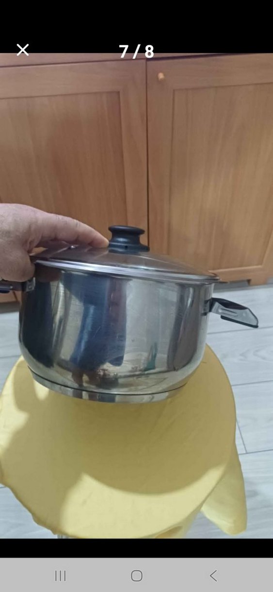 krom çelik tencere - Görsel 2