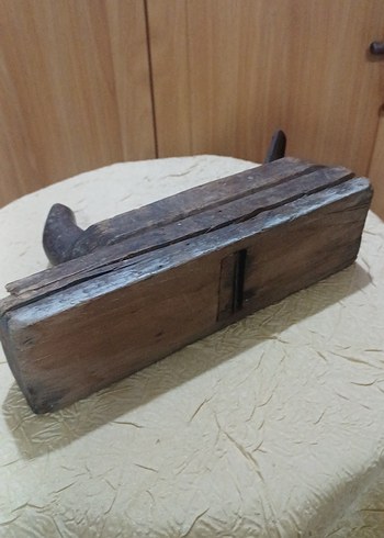 Antika boynuzlu marangoz ahşap rendesi - Görsel 4