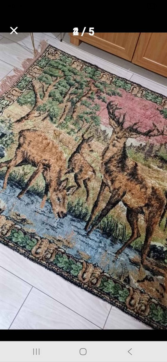 Eskilerden Geyikli duvar Halisi - Görsel 3