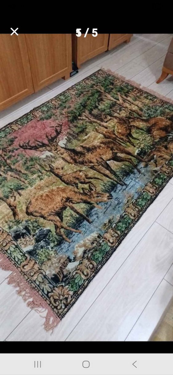 Eskilerden Geyikli duvar Halisi - Görsel 5