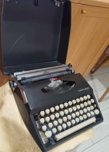 Nostaljik Siyah TIPPA çantalı  Daktilo - Görsel 4