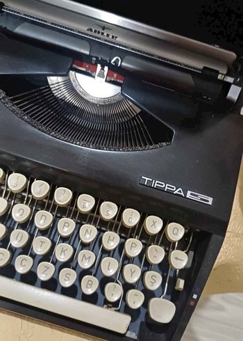 Nostaljik Siyah TIPPA çantalı  Daktilo - Görsel 2