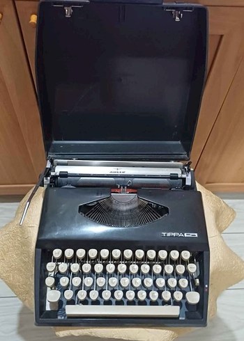 Nostaljik Siyah TIPPA çantalı  Daktilo - Görsel 8