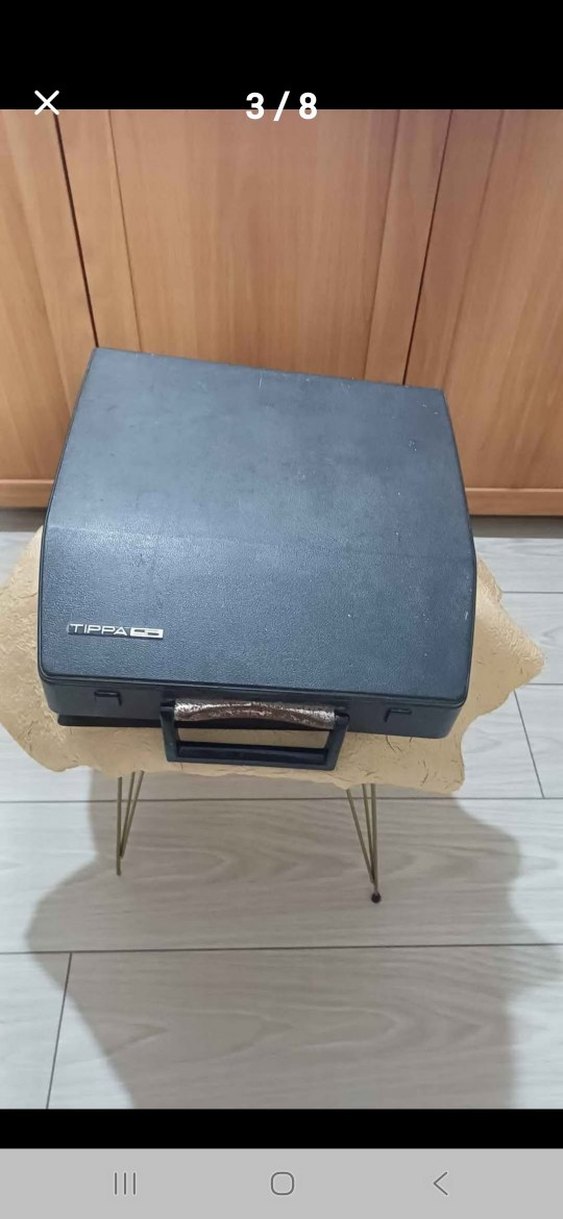 Nostaljik Siyah TIPPA çantalı  Daktilo - Görsel 3