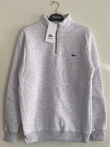 Unisex Yarım Fermuarlı Sweat