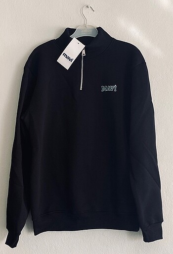 Unisex Yarım Fermuarlı Sweat