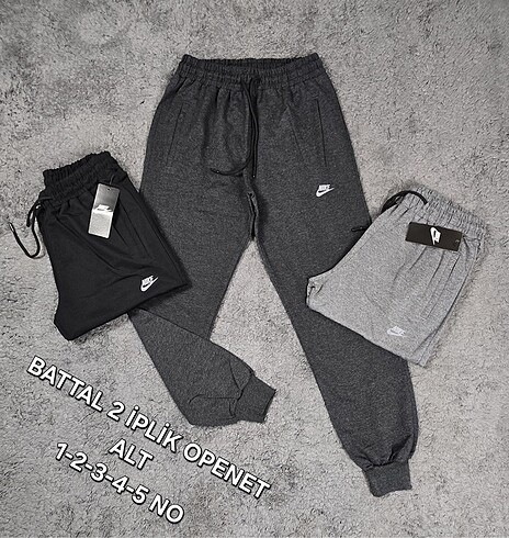 Unisex Battal Ribanalı Eşofman Altı