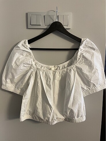 H&M Balon Kol Crop