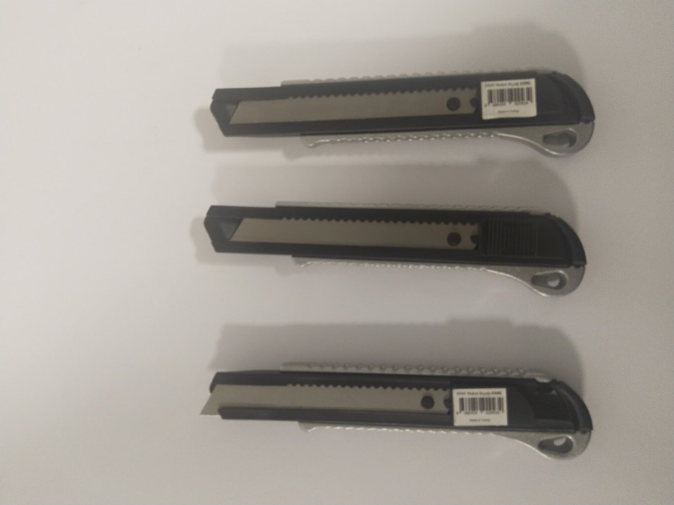 Gri Metal Maket Bıçağı mas marka - Görsel 2